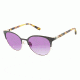 Ann Taylor ATP907 Sunglasses - Frame MT.BLACK / TORT, Lens Color Dark Rose Gradient, Size 51/17mm TYATP90701
