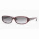 Anne Klein Prescription Sunglasses AK3154, Burgundy Grey Horn Frame / 52 mm Prescription Lenses
