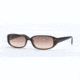 Anne Klein Prescription Sunglasses AK5120, Brown Gradient Frame / 52 mm Prescription Lenses