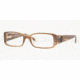 Anne Klein AK8093 SV Prescription Eyeglasses Light Brown Horn Frame / 50 mm Prescription Lenses, 232 5017