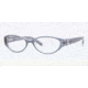 Anne Klein AK 8108 AK8108 Progressive Prescription Eyeglasses 268-5016 - Blue Crystal Frame, Demo Lens Lenses