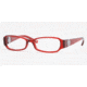 Anne Klein AK8085 Bifocal Eyeglasses - Sheer Red Demo Lens Frame / 52 mm Prescription Lenses, 905-5215