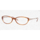 Anne Klein Eyeglasses AK8080 with No-Line Progressive Rx Prescription Lenses 157-5115 - Amber/Pink 