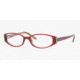 Anne Klein Eyeglasses AK8083 with Lined Bifocal Rx Prescription Lenses, Burgundy Frame / 49 mm Prescription Lenses