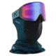 Anon M4 Cylindrical Sonar Men's Goggle w/ Spare Lens and MFI Mask, Sonar Blue Lens, Lay Back, 20354101045NA