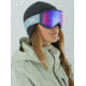 Anon WM1 Women's Goggle w/ Spare Lens, Sonar Blue Lens, Slate, 18561102053NA