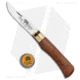 Antonini Knives Old Bear Classical Large Folding Knife, 3.375in, 420 Stainless Steel, Clip Point Blade, American Walnut Wood Handle, Steel/Wood, 8.375in, BHQ-31043