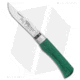 Antonini Knives Old Bear Classical Large Folding Knife, 3.375in, 420 Stainless Steel, Clip Point Blade, Wood Green Handle, Steel/Green, 8.375in, BHQ-124885