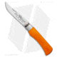 Antonini Knives Old Bear Classical Large Folding Knife, 3.375in, 420 Stainless Steel, Clip Point Blade, Wood Orange Handle, Steel/Orange, 8.375in, BHQ-124887