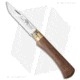Antonini Knives Old Bear Classical Medium Folding Knife, 3.125in, 420 Stainless Steel, Clip Point Blade, American Walnut Wood Handle, Steel/Wood, 7.75in, BHQ-31041