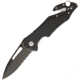 Antonini Rescue ARMY Linerlock Folding Knife,3.5in,440A Steel,Partially Serrated,Drop Point,Black,G10 Handle ANTARMY2