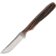 Anza 5.375 Inch Fixed Blade Knife, Amber Bone, Top Grain Cowhide Belt Sheath AZF1AJB