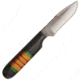 Anza 6.75 Inch Fixed Drop Point Blade Knife, Micarta, Leather Belt Sheath AZNAM2M