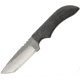 Anza 7.75 Inch Fixed Blade Tanto Knife, Micarta, Brown Leather Belt Sheath AZJWK1M