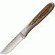 Anza 7 Inch Fixed Blade Knife, Elk, Brown Leather Belt Sheath AZLPDFE