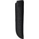 Anza Dune Field Micarta Fixed Blade Knife, 12.5in Overall, 7.5in Stainless Steel Blade, Black Micarta Handle, Black Leather Belt Sheath, DUNEFIELD M