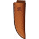 Anza Micarta Clip Point Fixed Blade Knife, 6.5in Overall, 2.75in Stainless Steel Clip Point Blade, Black Micarta Handle, Brown Leather Belt Sheath, WKR2 M