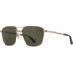AO Airman Sunglasses - Mens, Light Bronze, Calobar Green AOLite Nylon Lenses, Light Bronze / Calobar Green Polarized Lens, 56-15-145, AIR456STTOGNN-P