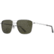 AO Airman Sunglasses - Mens, Silver, Calobar Green AOLite Nylon Lenses, Silver / Calobar Green Lens, 56-15-145, AIR356STSMGNN
