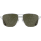 AO Airman Sunglasses - Mens, Silver, Calobar Green AOLite Nylon Lenses, Silver / Calobar Green Lens, 56-15-145, AIR356STSMGNN