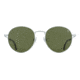 AO AO-1002 Sunglasses, Matte Silver, Calobar Green AOLite Nylon Lenses, 51-19-145 B47, 002251STSMGNN
