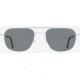 AO Checkmate Sunglasses - Mens, Silver Frame, True Color Gray AOLite Nylon Lenses, 56-21-145, CHE356STSMGYN