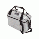 AO Coolers 12 Can Carbon Soft Cooler, w/Removable Shoulder Strap, Silver, Small, AOCR12SL