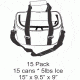AO Coolers 15 Can SUP Vinyl Soft Cooler, Royal Blue, Small, AOSUP15SCRB