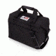 AO Coolers 24 Can Canvas Soft Cooler, w/Removable Shoulder Strap, Black, Medium, AO24BK