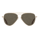 AO Fletcher Sunglasses, Gold Frame, Calobar Green AOLite Nylon Lens - 59-15-145, FLT259STHAGNN