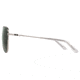 AO Fletcher Sunglasses, Silver Frame, Calobar Green AOLite Nylon Lens - Polarized - 59-15-145, FLT359STSMGNN-P