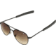 AO Flight Gear General Sunglasses, Bayonet, Black Frame, Polycarbonate Gradient Brown Lens, 52mm, 31630