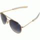 AO Flight Gear General Sunglasses, Bayonet, Gold Frame, Polycarbonate Gradient Grey Lens, 52mm, 30309