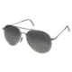 AO Flight Gear General Sunglasses, Wire Spatula, Silver Frame, Silver Mirror Lens, 58mm, 31636