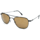 AO Original Pilot Sunglasses, Black Frame, Amber Polycarbonate 52mm Lenses, Wire Spatula