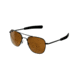 AO Original Pilot Sunglasses, Bayonet, Black Frame, HC Amber Poly Lens, 52mm, 30027