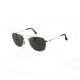 AO Original Pilot Sunglasses, Silver, Wire Spatula, Grey Glass Lens, 52mm, Polarized S-TCGPG-WS-52