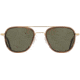 AO Flynn Sunglasses - Mens, Gold Teak, Calobar Green AOLite Nylon Lenses, Gold Teak / Calobar Green Lens, 55-22-145, FLN255STTKGNN