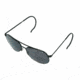 AO General Sunglasses, Black, Comfort Cable, Gray Poly Lens, 52mm B-CCP-CC-52