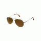 AO General Sunglasses, Gold, Amber Poly Lens, Wire Spatula, 52mm G-HCAP-WS-52