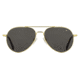 AO General Sunglasses, Gold, True Color Gray AOLite Nylon Lenses, 58-14-145 B52.5, GEN158STTOGYN