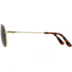 AO General Sunglasses, Gold, True Color Gray SkyMaster Glass Lenses, 58-14-145 B52.5, GEN158STTOGYG
