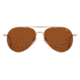 AO General Sunglasses, Rose Gold, Cosmetan Brown SkyMaster Glass Lenses, 55-14-140 B47, GEN555STCLBNG