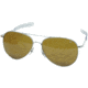 AO General Sunglasses, Silver, Amber Poly Lens, Bayonet, 52mm S-HCAP-BNT-52