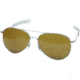 AO General Sunglasses, Silver, Bayonet, Brown Glass Lenses, 58mm, Polarized S-CBPG-BNT-58