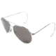 AO General Sunglasses, Silver, Gray Poly Lens, Comfort Cable, 52mm S-CCP-CC-52