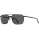AO Geoffrey Sunglasses - Mens, Matte Black, True Color Gray AOLite Nylon Lenses, Matte Black / True Color Gray Lens, 58-18-145, GFY258STTOGYN