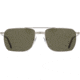 AO Geoffrey Sunglasses - Mens, Silver, Calobar Green AOLite Nylon Lenses, Silver / Calobar Green Lens, 58-18-145, GFY158STGSGNN