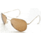 AO II 8-Base Sunglasses, Gold, Comfort Cable, HC Amber Lens, 55mm, Sm/Med G-HCBP-CC-55