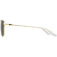 AO Original Pilot Sunglasses, Gold Frame, 52 mm Gray SkyMaster Glass Lenses, Standard Temple, Polarized, 738921549406